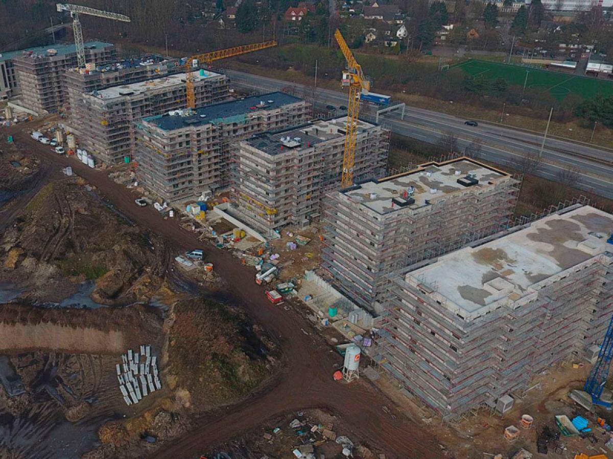 Construcție de 370 de apartamente noi în Hamburg-Eidelstedt