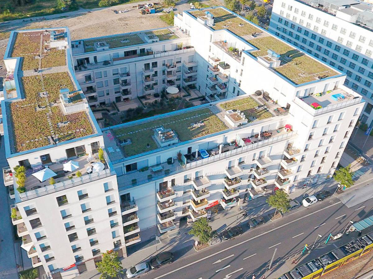 Construcție nouă a firmei Rebstockhöfe din Frankfurt cu 260 de unități rezidențiale