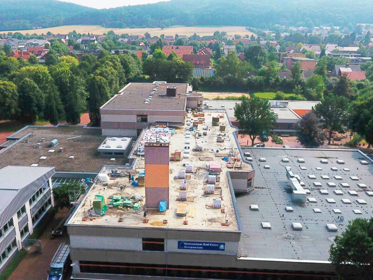 Renovare eficientă din punct de vedere energetic a liceului din Bad Essen