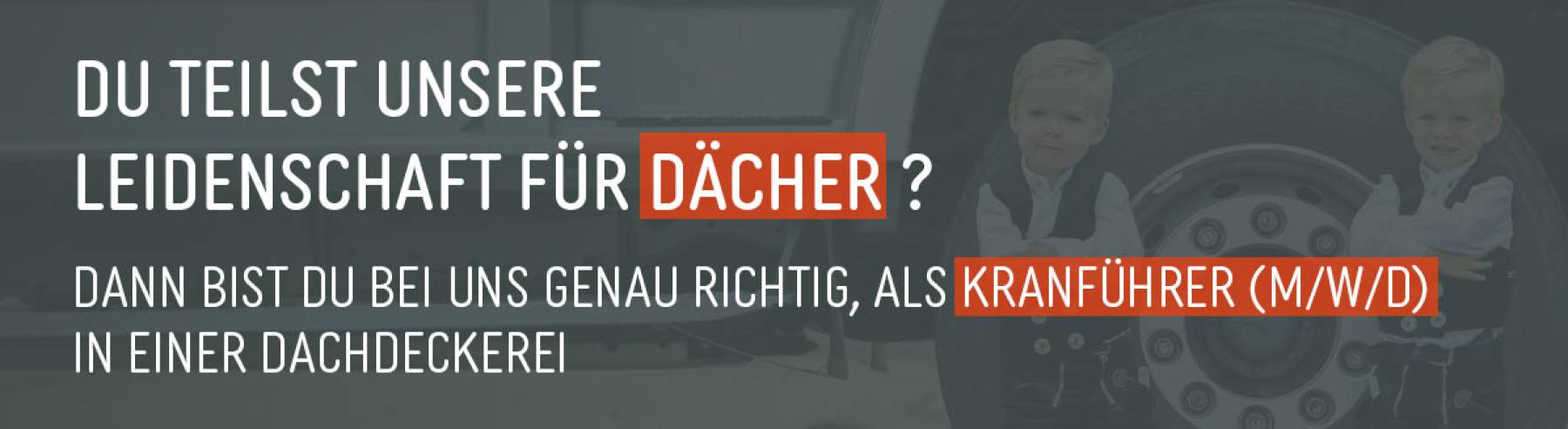 Kranführer (m/w/d) in einer Dachdeckerei