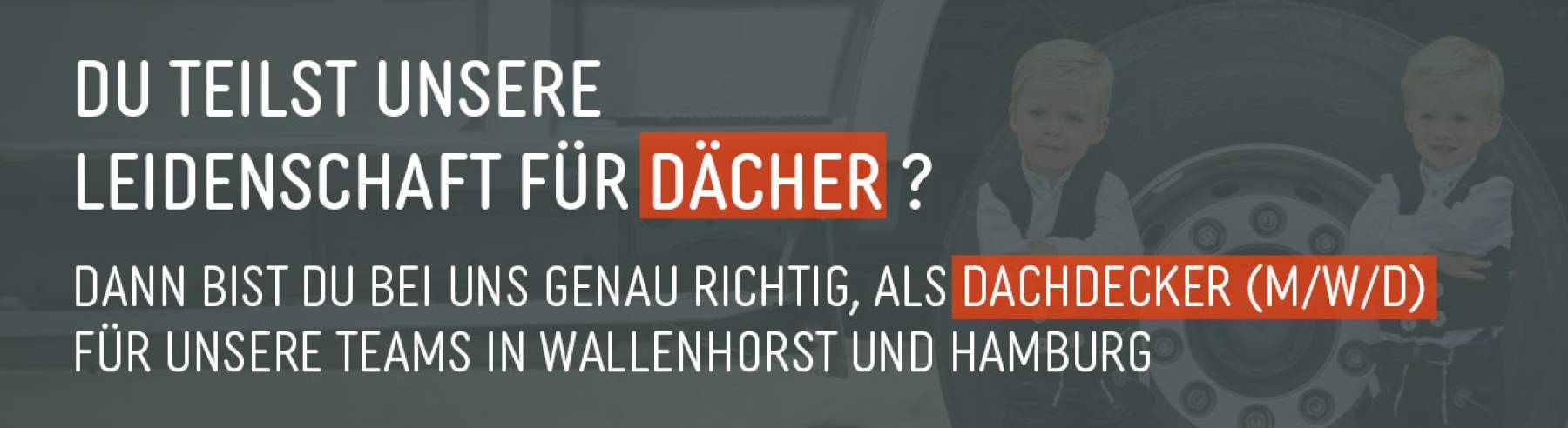 Dachdecker und Dachdeckerhelfer (m/w/d) für Wallenhorst und Hamburg